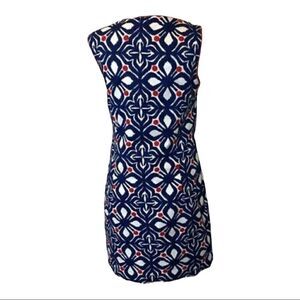 Vineyard Vines | Whale Tail Tile Embroidered Cotton Dress | 4